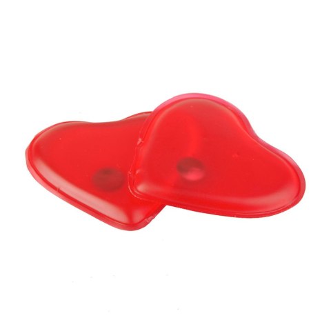 Dwa gorące serduszka ogrzewacze do rąk