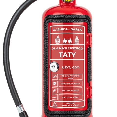 Gaśnica mini barek - dla Taty