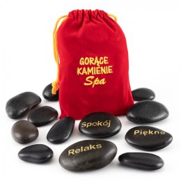 Gorące kamienie do masażu bazaltowe 12szt