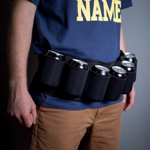 Imprezowy termopas - pas piwny na 6 puszek