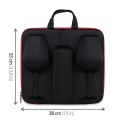 Etui na wino z 2 kieliszkami do wina Black Premium diVinto